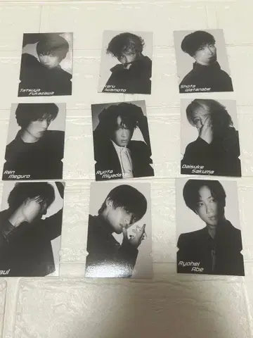 SnowMan 스노 RAYS 티켓풍 카드 세트