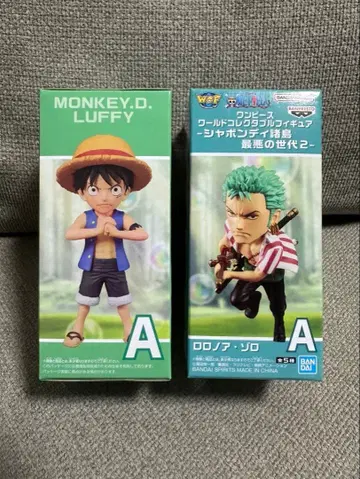 [ 미개봉 새상품 ] 원피스 월드 컬렉터블 피규어 루피 & 조로