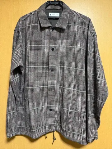 남성용 체크 무늬 자켓