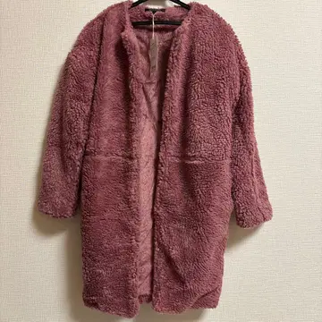 rionda 보아 자켓 핑크