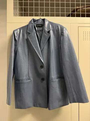 악어 무늬 가죽 자켓