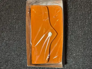 쿠보타 슬러거 오렌지 합성 피혁 장지갑