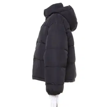 INGNI BIG 후드 에코 다운 자켓 블랙