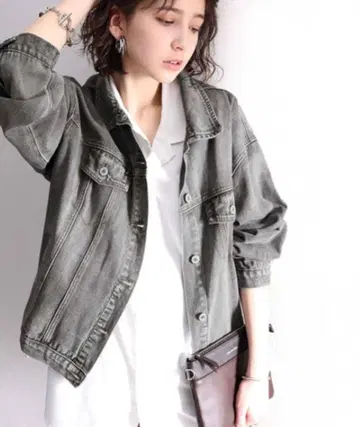 CLASSICAL ELF 그레이 데님 자켓 L