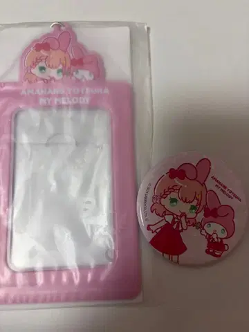 토비유니 산리오 콜라보 아마하 요츠하 마이멜로디 덕질 케이스 캔뱃지