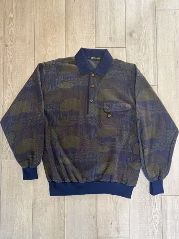 Zealzip 올 패턴 니트 피케 셔츠