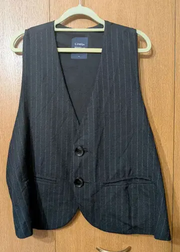 리미푸 울 와이드 스트라이프 베스트