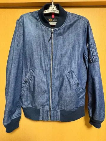 ALPHA 자켓 데님 블루 L 사이즈