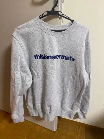 thisisneverthat 그레이 맨투맨 S