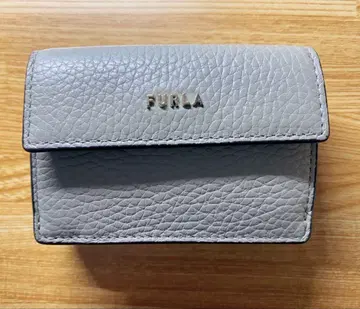 FURLA 그레이 3단 폴더형 지갑