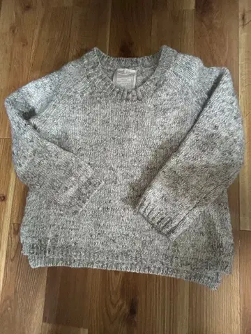 [ 새상품급 ] 비어즐리 BEARDSLEY 니트 그레이 울 알파카