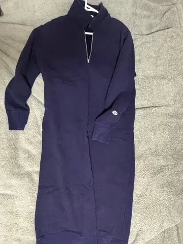 챔피언 네이비 집업 원피스