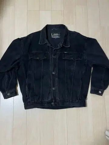 90s Lee 블랙 데님 자켓 M 레어 사이즈 희귀 상품