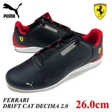 새상품 26cm 푸마 페라리 드리프트캣 데시마 2.0 블랙