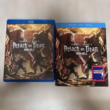 진격의 거인 Season 3 Part 2 Blu-ray 북미판