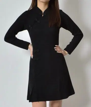 [ spiritoso ] 차이나 니트 원피스