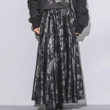 JEANASIS 모듬 글리터 플레어 스커트