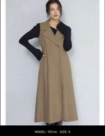 LAGUNAMOON 트위드 메탈 버튼 테일러드 오버롤 스커트 S