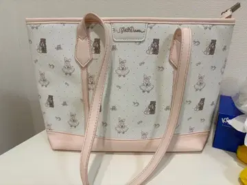 귀여운 곰과 토끼 토트백