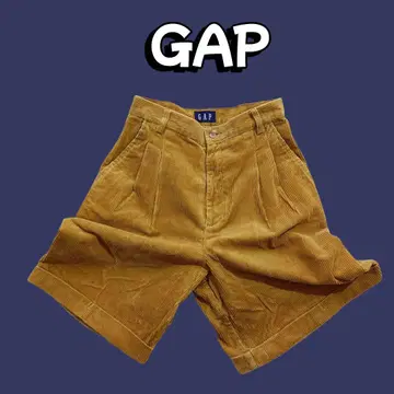 GAP 코듀로이 하프 팬츠 머스타드 레트로 구제 의류 y2k
