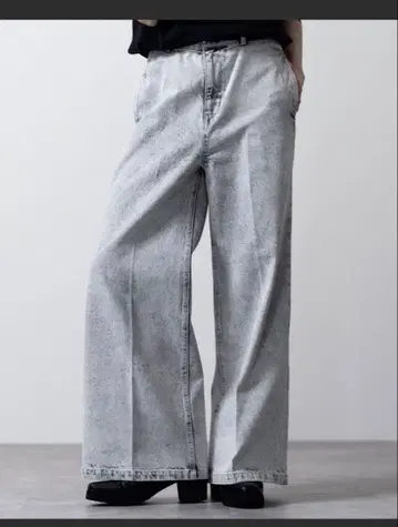 CLEL 빈티지 디자인 플레어 데님 팬츠