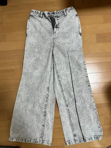 CLEL 빈티지 디자인 플레어 데님 팬츠