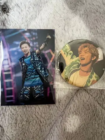 EXILE 사토 타이키 포토 카드 & 캔뱃지 세트