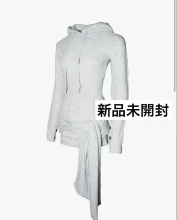 S draped knit dress mini