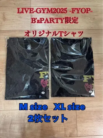 B'z PARTY 한정판 T셔츠 2장 세트 M XL