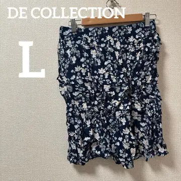 1점 DE COLLECTION [ L ] 플라워 무늬 타이트 스커트