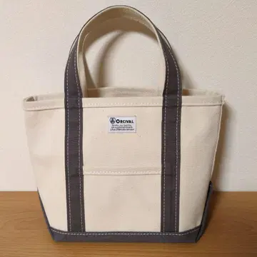 ORCIVAL 아이보리 그레이 토트백