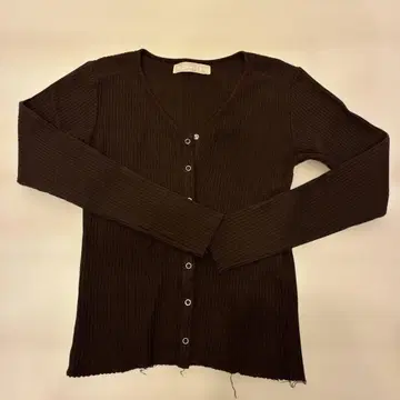 다크 브라운 가디건 S