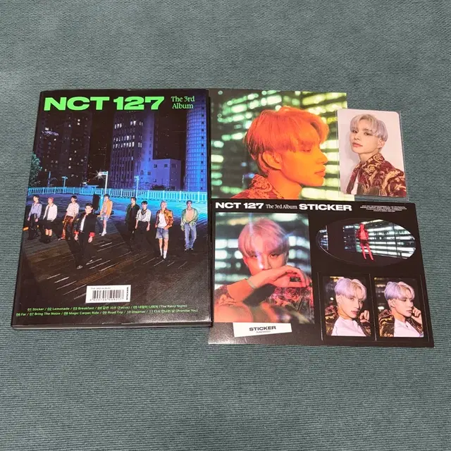 NCT 127 스티커 앨범 정우 풀세트