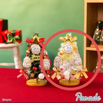 [새상품] 치이카와 프라이스 크리스마스 트리 화이트 하치와레 토끼