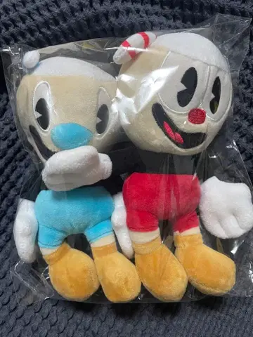 Cuphead 봉제 인형 세트 약 23cm
