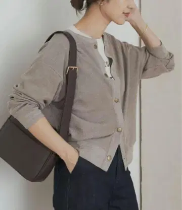 [ 새상품 미사용 ] DOORS 턱 플라이 가디건 그레이지