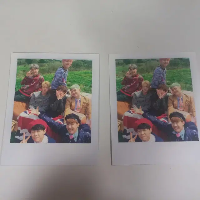 방탄 영포에버 단체 포카