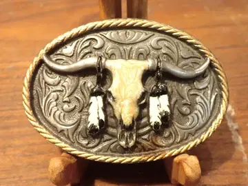 90s 빈티지 TEXAS STYLE 벨트 버클 네이티브 미국