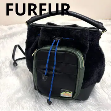 FURFUR 퍼 숄더백 2way