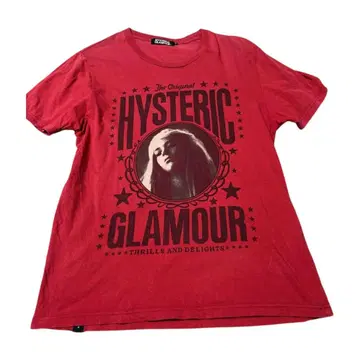 HYSTERIC GLAMOUR 레드 T셔츠 M