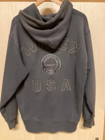 AVIREX 지퍼 후드티