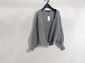 BRAHMIN 샤기 라메 니트 가디건