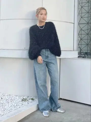 최종 가격 인하! 라메 페더 니트