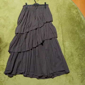 JOURNAL STANDARD 레리움 다크 브라운 롱 스커트