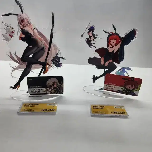 던파 페스티벌 바니바니 아크릴 스탠드 (블레이드/소환사) 컷신 X