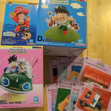 드래곤볼 제일복권 피규어 A상 손오공 & 치치, B상, D상 + 증정품