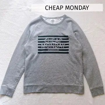 [새상품급] CHEAP MONDAY 그레이 맨투맨 M 치프먼데이