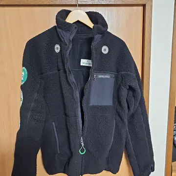 플리스 자켓 블랙 USA M