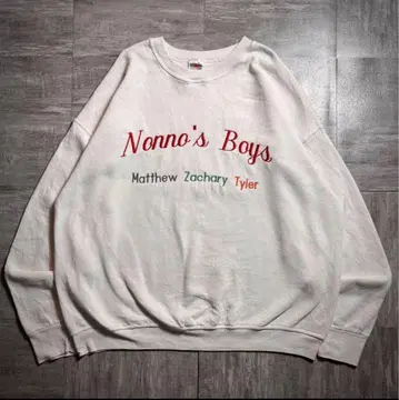 [ 90's ] 프룻 오브 더 룸 자수 프린트 맨투맨 XXL 사이즈