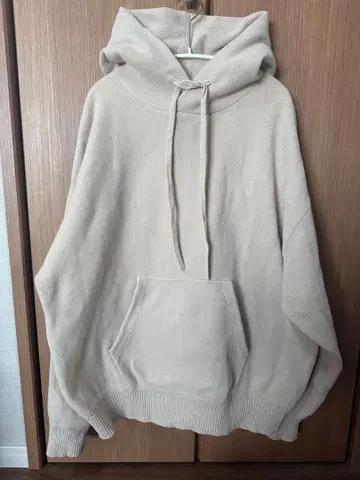 ESTNATION 베이지 오버 사이즈 후디